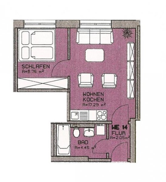 Zwickau 3 Monate Kaltmietfrei! Renovierungsbedürftige 2-Raum-Wohnung, attraktive Lage Wohnung mieten