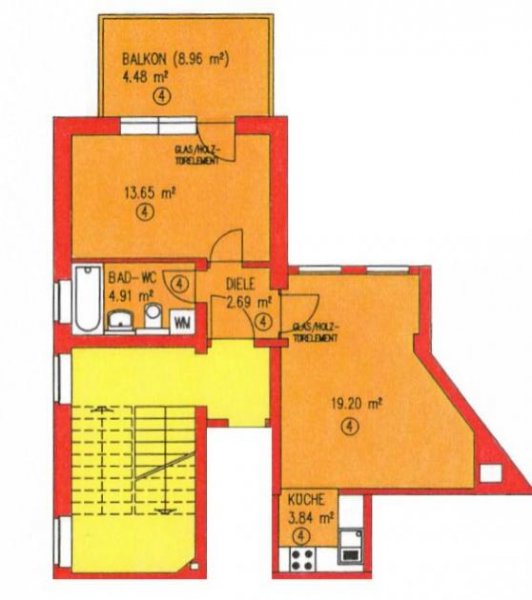 Zwickau Ab 1.10.! Gemütliche 2-Raum-Wohnung mit Balkon & EBK in zentraler Lage von Zwickau! Wohnung mieten