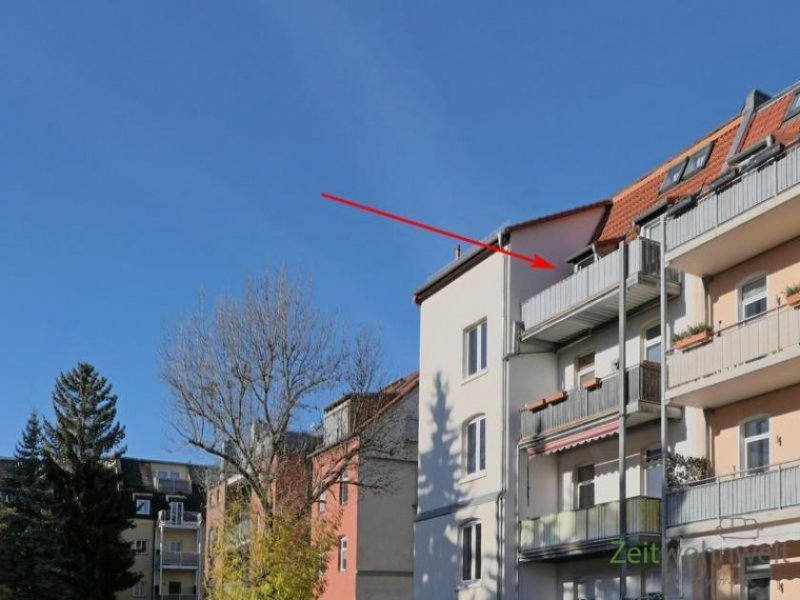 Zwickau (EF0718_M) Zwickau: Pölbitz, möblierte 2-Zimmer-Wohnung mit Balkon in ruhiger, zentrumsnaher Seitenstraße, Service mgl.