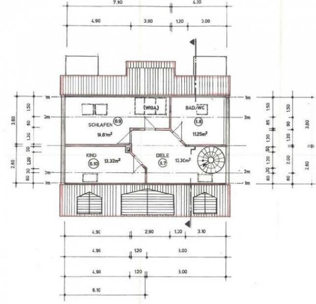 Zwickau Große Maisonette DG 3-Zi. mit Laminat, sep.WC und Balkon in zentraler Lage! Wohnung mieten