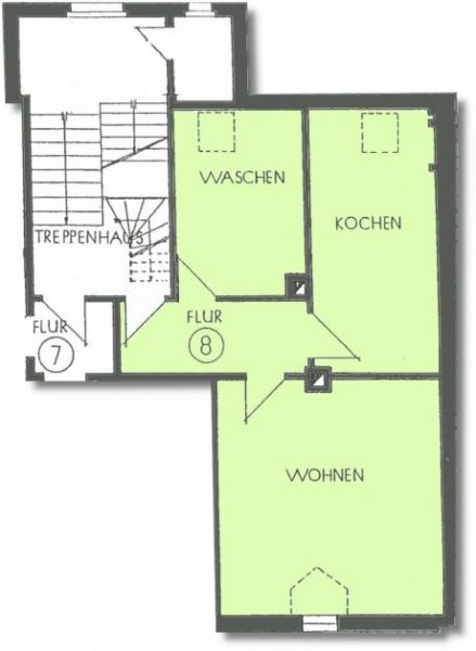 Zwickau Großes Dachgeschoss-Apartment in Pölbitz mit Einbauküche und Stellplatz! Wohnung mieten