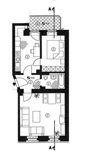 Zwickau Zentrumsnahe 2-Raumwohnung mit Balkon! Wohnung mieten