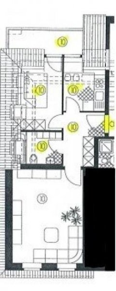 Zwickau Beliebte Wohngegend, 2-R-Whg. im DG, Balkon und Tageslichtbad! Wohnung mieten