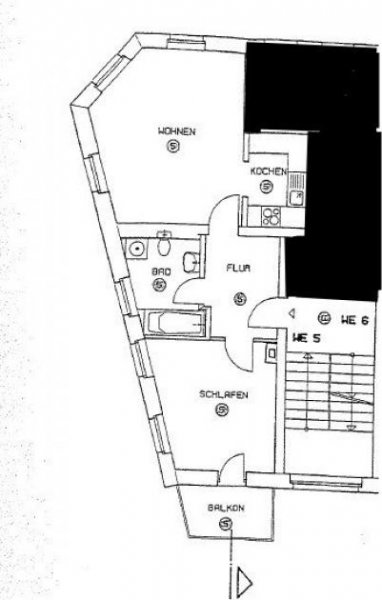 Zwickau Frisch renovierte 2-Zimmer-Whg. mit Balkon, nähe Marienthal Wohnung mieten