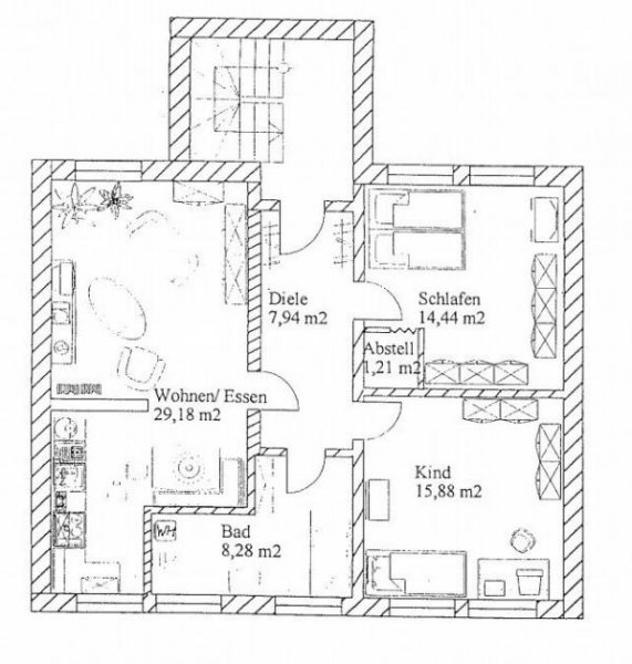 Zwickau Helle 3-Raum-Wohnung mit Balkon in Zwickau! Wohnung mieten
