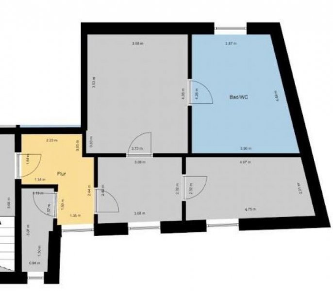 Meerane 2-Zimmer mit Laminat, Wanne, Dusche und sep. WC und in zentraler Lage! Wohnung mieten