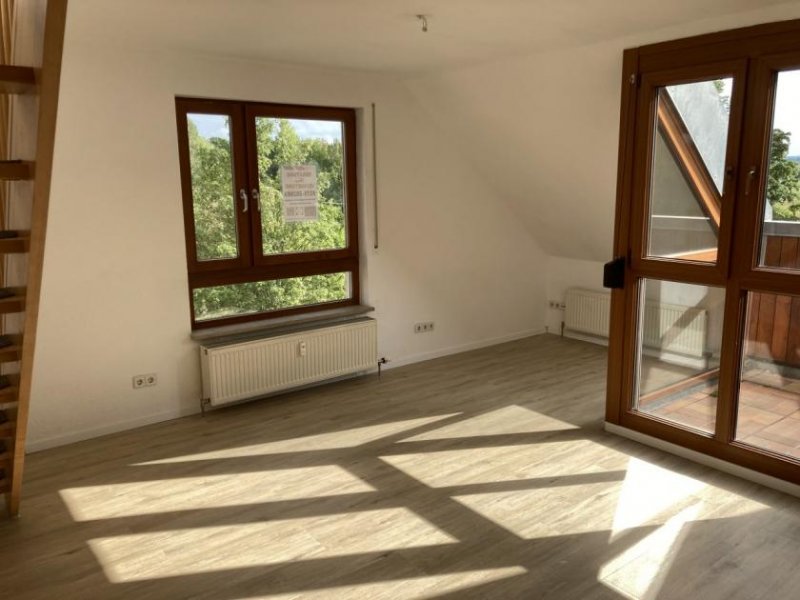 Werdau Ab 1.11.! Wohnen im Grünen - 2-Zimmer-Maisonette mit Loggia und Garage! Wohnung mieten