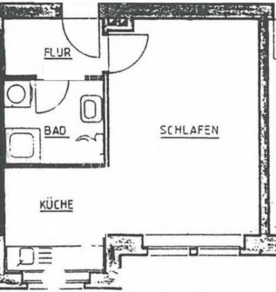 Chemnitz Günstige 1-Zimmer mit Laminat und Wanne in zentraler Lage! EBK mgl. Wohnung mieten