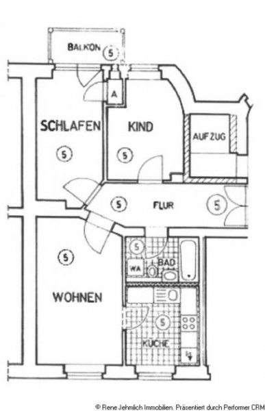 Chemnitz Gemütliche 3 Raum Wohnung auf dem Kaßberg Wohnung mieten