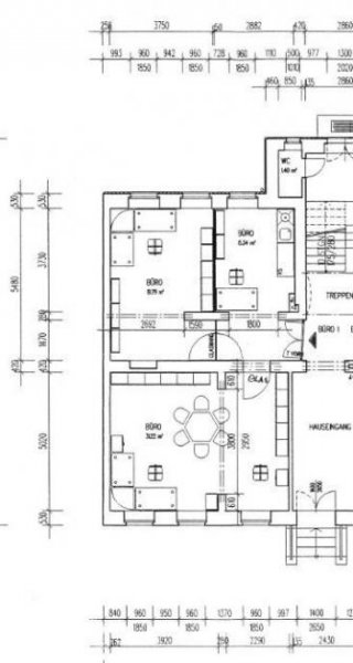 Chemnitz Großzügige 3-Zimmer Büroeinheit mit Fliesen in ruhiger Lage! Gewerbe mieten