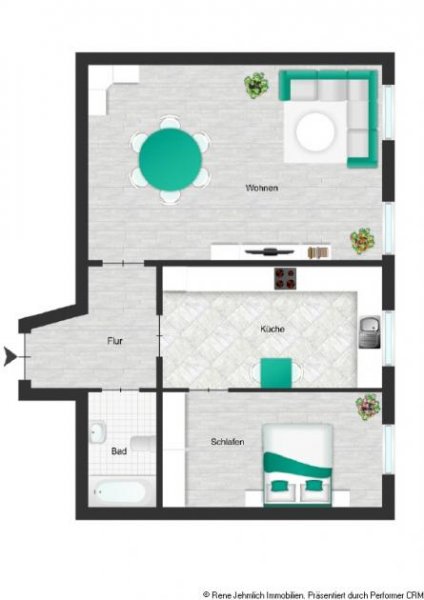 Chemnitz Schöne 2 Raum in Altendorf Wohnung mieten