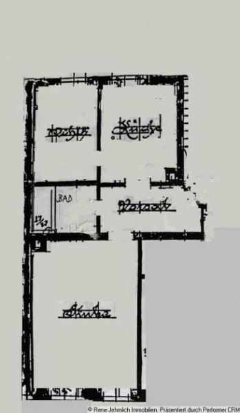 Chemnitz Schöne 2 Raum Wohnung in Altendorf + Einbauküche Wohnung mieten