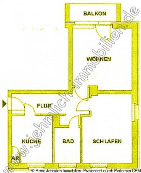 Chemnitz Helle Dachgeschosswohnung mit Balkon und Blick ins Grüne in Reichenbrand Wohnung mieten