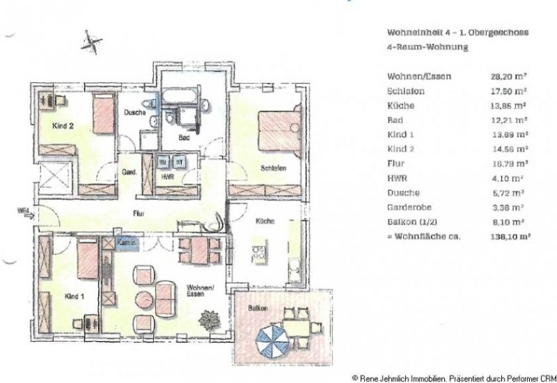 Chemnitz Exklusive 4 Raum Wohnung in Adelsberg + Stellpatz + Barrierefrei + Keller Wohnung mieten