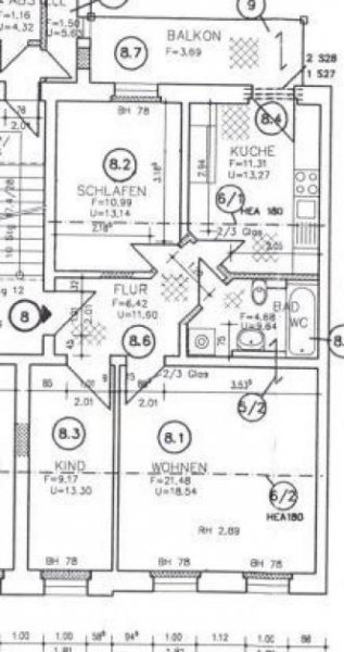 Chemnitz Gemütliche 3-Zi mit Balkon, Wanne, EBK und Laminat in zentraler Lage! Wohnung mieten