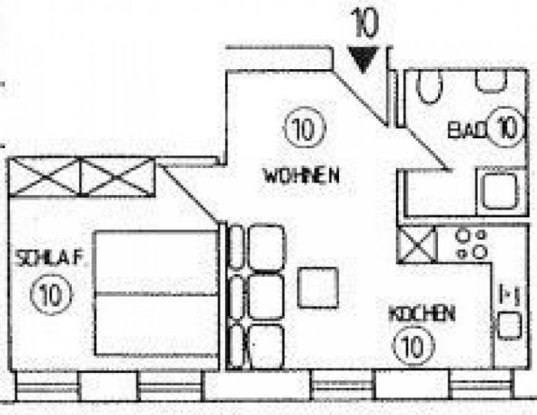 Chemnitz * Mini 2-Zimmer mit Laminat und Dusche in Zentrumsnähe! * Wohnung mieten