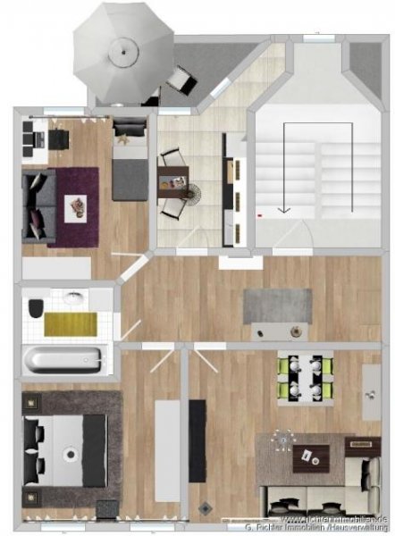 Freiberg Attraktive 3-Zimmer-Wohnung mit Balkon Wohnung mieten