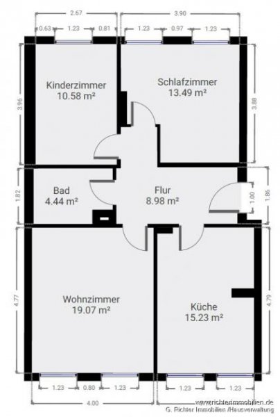 Freiberg Großzügige 3-Zimmer-Erdgeschosswohnung im Altbau Wohnung mieten