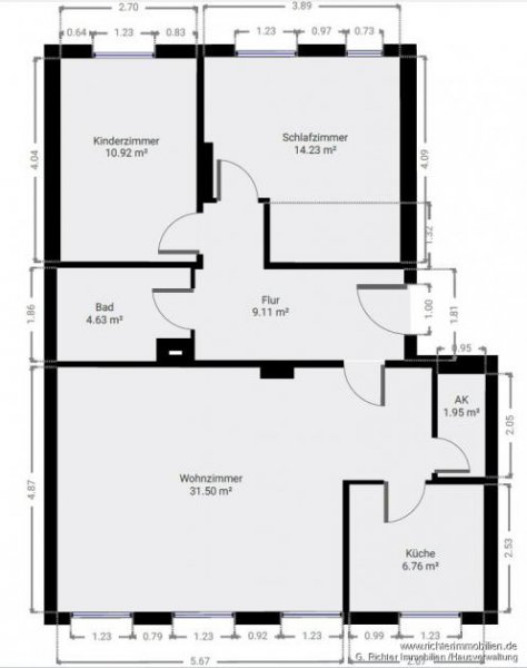 Freiberg Viel Platz in 3 Zimmern im Altbau Wohnung mieten