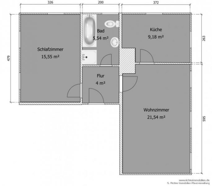 Frankenberg/Sachsen Helle 2-Zimmer-Erdgeschosswohnung in Mühlbach bei Frankenberg (Sachs) Wohnung mieten
