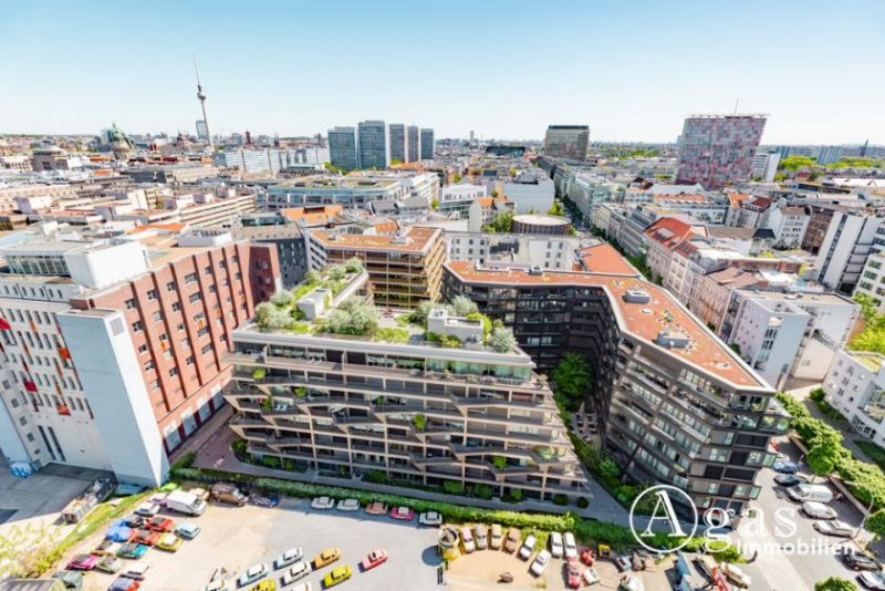 Berlin Ruhige 2 Zimmer Wohnung ca. 49m², EBK, Fußbodenheizung und Balkon mit Gartenblick in Berlin-Mitte Wohnung mieten