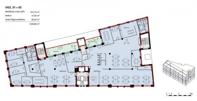 Berlin Prov.-frei: Moderne Büros im historischem Gebäude Gewerbe mieten