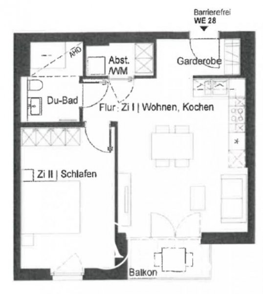 Berlin Attraktive 2-Zi.-Neubauwohnung mit Balkon und Aufzug Wohnung mieten