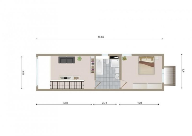 Berlin ERSTBEZUG! Stilvolle 3-Zimmer-Maisonettewohnung mit Garten
in Wedding Wohnung mieten