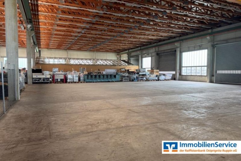 Neuruppin 640 m² Lagerfläche mit 2 Rolltoren & Top-Anbindung (A24) in Neuruppin-Treskow Gewerbe mieten