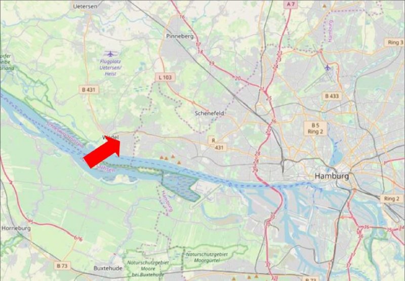 Wedel Kfz Werkstatt Büros Vermietung Hamburg 1274 qm Nutzfläche Gewerbe mieten