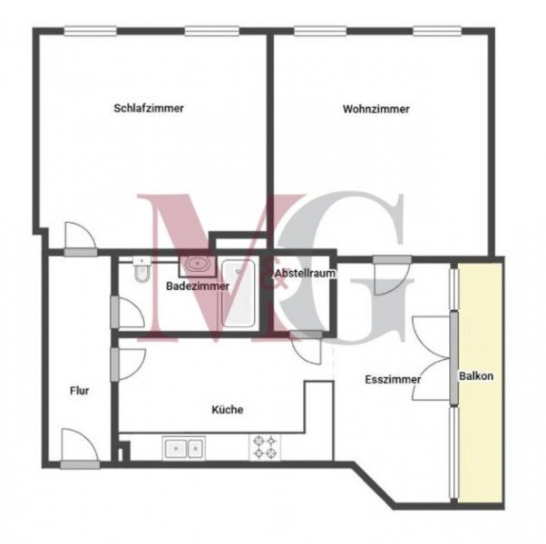 Wilhelmshaven Teilmöblierte Dachgeschosswohnung in der Innenstadt Wohnung mieten