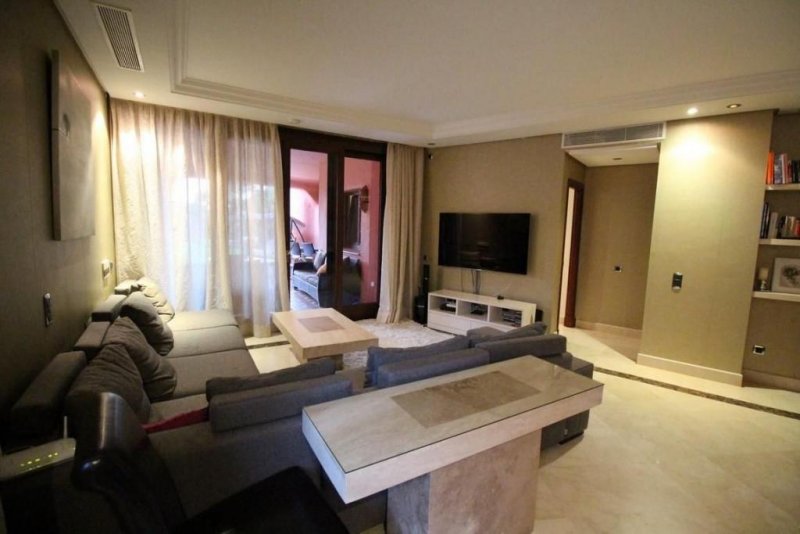 Golden Mile Marbella Marbella Golden Mile Garten Apartment Wohnung mieten