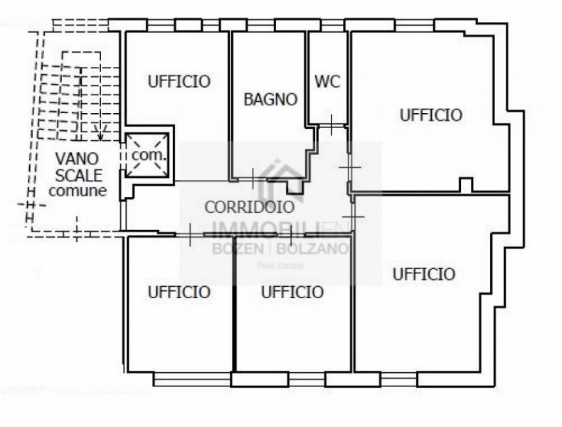 Bozen Büro in bester Zentrumslage zu vermieten Gewerbe mieten