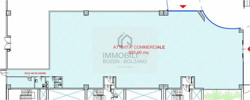 Bozen Geschäft in strategisch guter Lage in Bozen Süd zu vermieten Gewerbe mieten