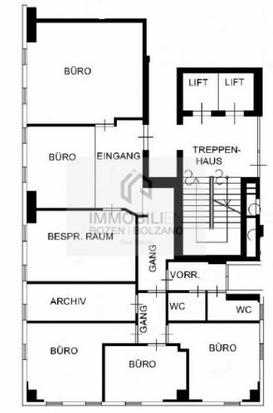 Bozen Großes Büro in Bozen Süd zu vermieten Gewerbe mieten