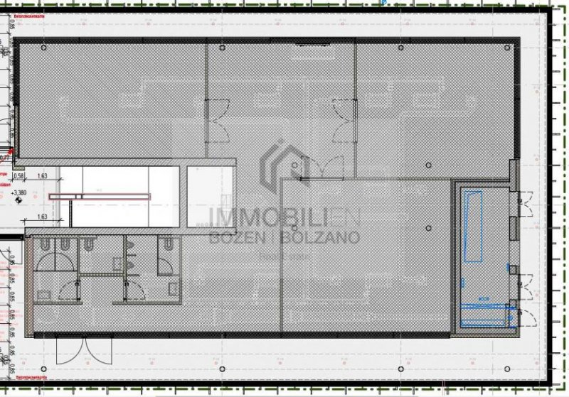 Bozen Repräsentativer Showroom in Toplage von Bozen Süd zu vermieten Gewerbe mieten