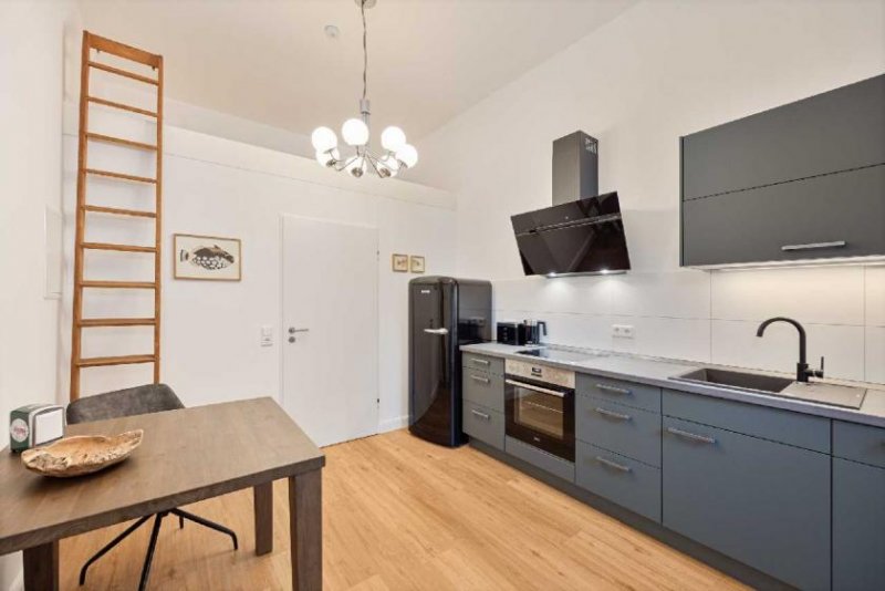 Düsseldorf Kernsanierte Gartenwohnung im historischen Altbau mit moderner Möblierung in D-Flingern-Nord! Wohnung mieten