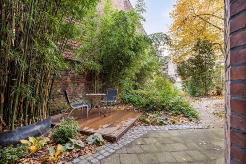 Düsseldorf Kernsanierte Gartenwohnung im historischen Altbau mit moderner Möblierung in D-Flingern-Nord! Wohnung mieten