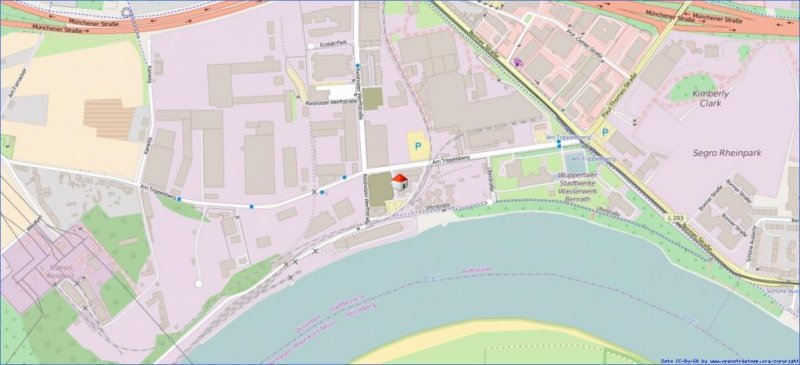 Düsseldorf "395 m² Bürofläche mit freier Aufteilung - am Hafen Reisholz" provisionsfrei Gewerbe mieten