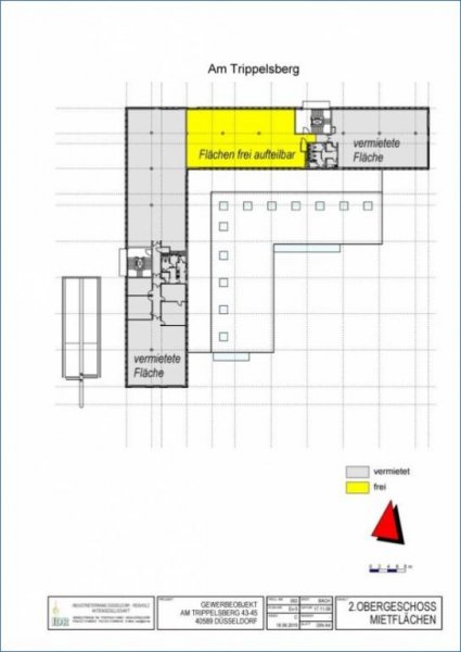 Düsseldorf "395 m² Bürofläche mit freier Aufteilung - am Hafen Reisholz" provisionsfrei Gewerbe mieten