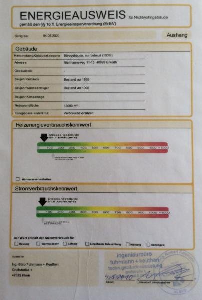 Erkrath 15m² möblierte Bürofläche in Erkrath Unterfeldhaus mit Büroservice! Telefonvorwahl: 0211 Düsseldorf Gewerbe mieten