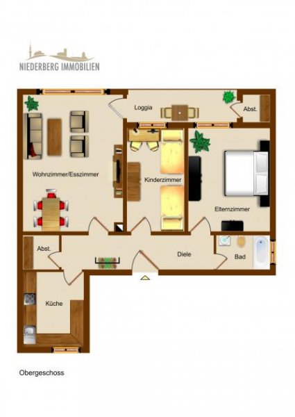Velbert Gemütliche 3 Zimmer Wohnung in Zweifamilienhaus! Wohnung mieten