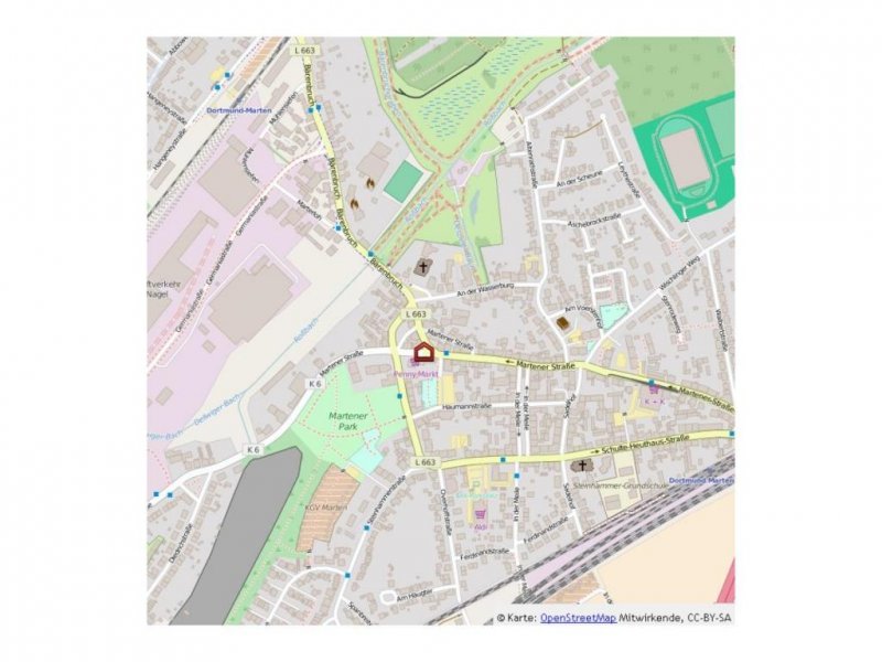 Dortmund (Zahnarzt-)Praxis in Ortszentrum von DO-Marten Gewerbe mieten