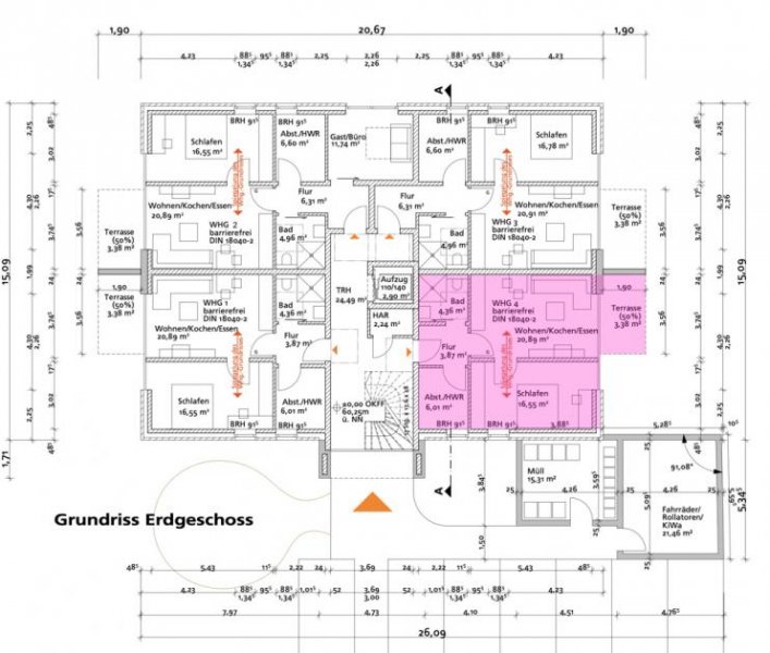 Bad Bentheim Erdgeschosswohnung mit Terrasse, Garten und PKW-Stellplatz Wohnung mieten