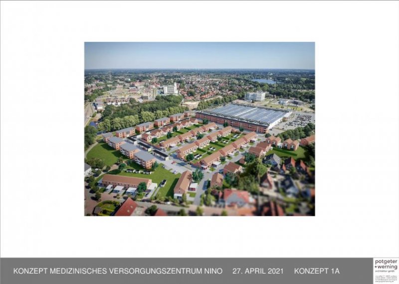 Nordhorn Geplantes Ärztehaus-erstklassige Infrastruktur - für unabhängige medizinische Einrichtungen / Ärzte Gewerbe mieten