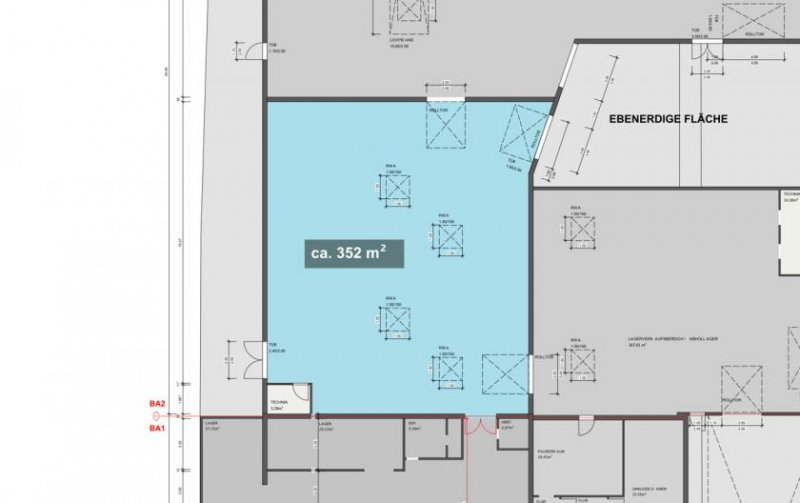 Uelsen Helle Stahlrahmen-Halle mit elektrischem Sektionaltor und großer Hofzufahrt – Industriegebiet Uelsen Gewerbe mieten