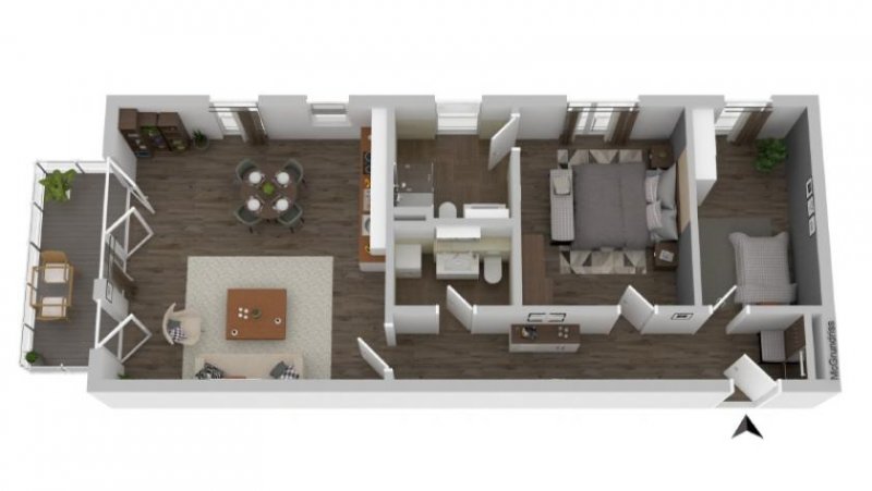 Wesseling 3-Zimmer-Wohnung im Wohngebiet Eichholz in Keldenich! Wohnung mieten