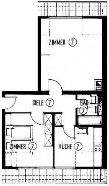 Köln Hier tanzt Ihnen keiner auf dem Kopf herum Wohnung mieten