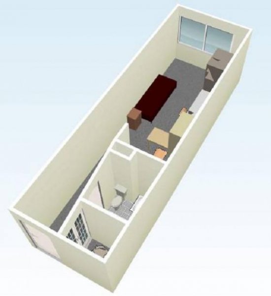 Mainz Studenten aufgepaßt: APARTMENT TEILMÖBL. MIT BALKON (Hochpaterre) IN KLEINER WOHNEINHEIT IN UNI-NÄHE Wohnung mieten