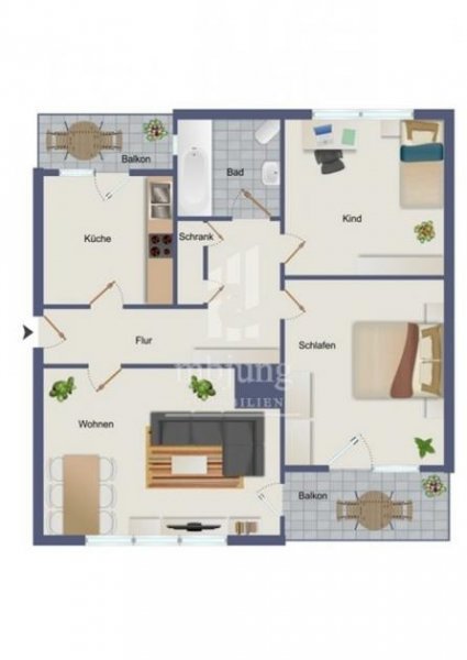 Traben-Trarbach Gemütliche Wohnung inkl. 2 Balkonen im Erdgeschoss - 175 li Wohnung mieten